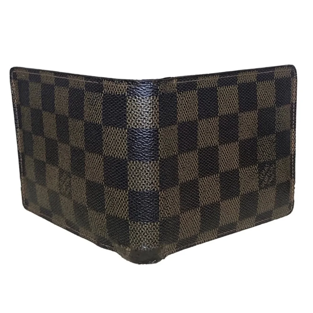 LOUIS VUITTON Damier Ebene Portefeiulle Florin Bifold Wallet - Repaired